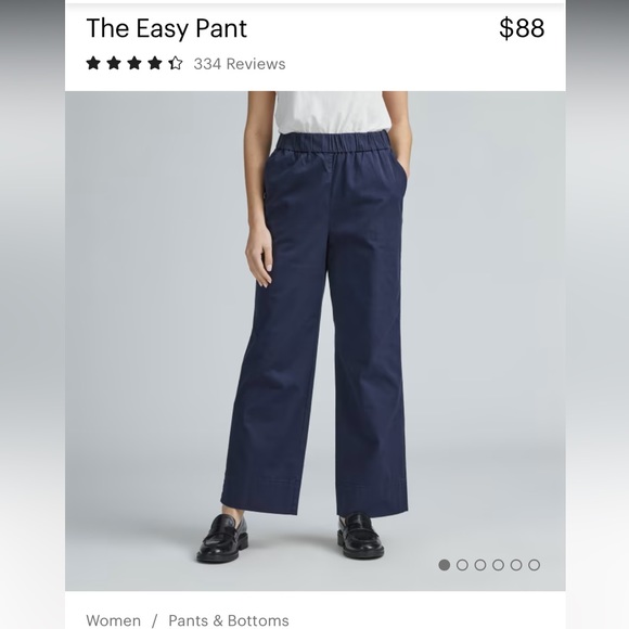 Everlane The Easy Pants Lightweight Trouser, Beige/Tan, Women’s size 4 - Picture 7 of 7